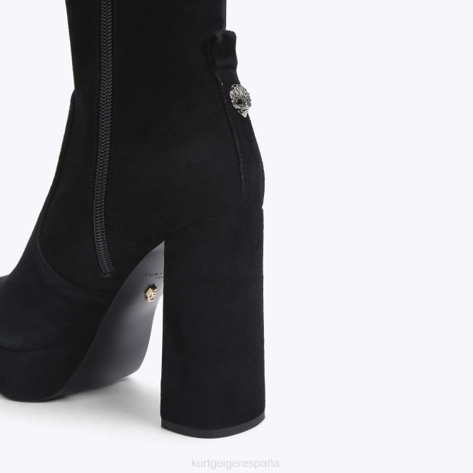 Kurt Geiger mujer botas por encima de la rodilla con plataforma london pierra 2LPR414 | calzados negro